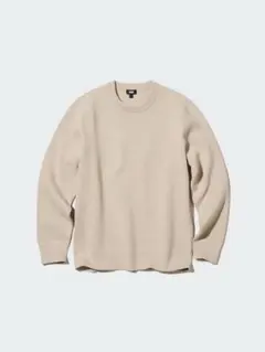 UNIQLO ウォッシャブルストレッチミラノリブクルーネックセーター