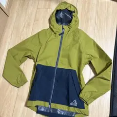 ワークマン Kids雨合羽 イエロー×ネイビーのサムネイル