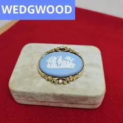 WEDGWOOD ウェッジウッド ジャスパー カメオ ピンブローチ