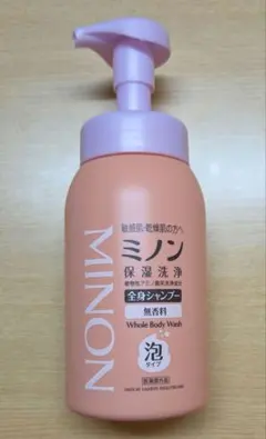ミノン 全身シャンプー 泡タイプ 無香料 ※ほぼ残量あり※のサムネイル