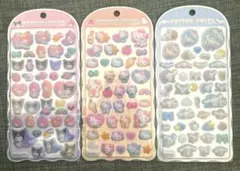 【国内正規品】 コットンパフィーシール サンリオキャラクターズ 3枚セット