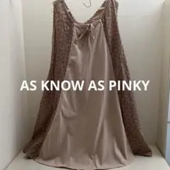 AS KNOW AS PINKY チュニック ノースリーブのサムネイル