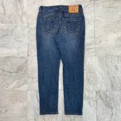 トゥルーレリジョン　デニムパンツ　ジーンズ　32インチ　ステッチ　ストレッチのサムネイル