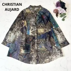 CHRISTIAN AUJARD クリスチャンオジャール ペイズリー柄ブラウスのサムネイル