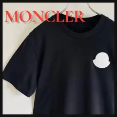 美品☆高級モデル☆襟デザイン】モンクレール Tシャツ 半袖 ワッペン 