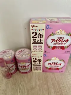 Glico アイクレオ バランスミルク 6缶＋スティック16本