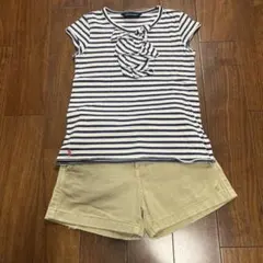 ラルフローレン ストライプTシャツ&ショートパンツセット 6