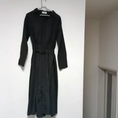 美品☆r.p.s☆ベルト付きシャツロングワンピース