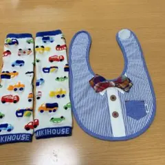 ミキハウス　ベビー　スタイ&レッグウォーマー