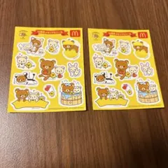 【新品】リラックマ ステッカー 2シートセット