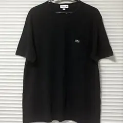 LACOSTE ポケット付き 半袖Tシャツ ブラック Lサイズ