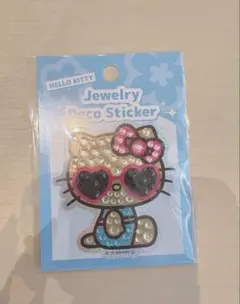 日焼けキティ ジュエリーデコステッカー