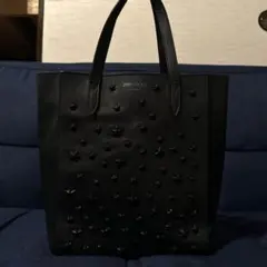 ✨極美品 JIMMY CHOO ブラック レザー ショルダーバッグ スタッズ