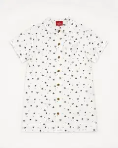 Vivienne Westwood♡コットン オーブ刺繍変形ブラウス♡ブルー×赤