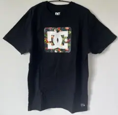 DC SHOES M 半袖Tシャツ ロゴプリント　プリントTシャツ　ブラック　黒