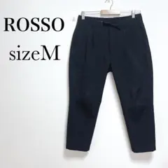 ROSSO urban research カジュアルテーパードパンツ【M】黒