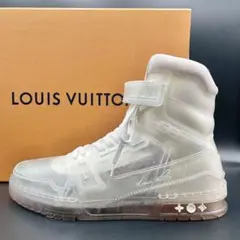 ルイヴィトン LVトレイナーライン ベルクロ クリア スニーカー size 6