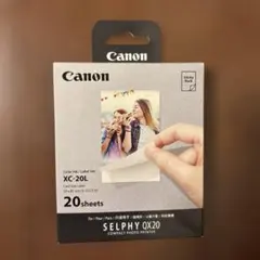 Canon SELPHY QX20 カラーインク/ラベルセット XC-20L