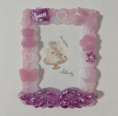 硬質トレカケース ホイップデコ ピンク 羽