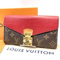 LOUIS VUITTON ルイヴィトン ポルトフォイユ パラス 赤