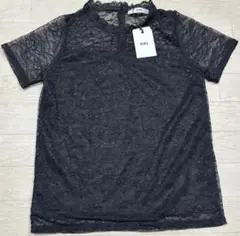 【新品・タグ付き‼️】レースブラウス 半袖トップス [cr785] Mサイズ