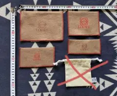LOEWE ロエベ 保存袋 4枚セット オレンジのサムネイル