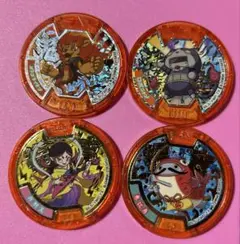 妖怪メダル鬼吉⭐︎福吉メダル4枚セット