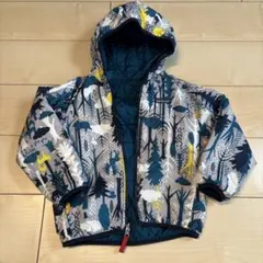 Patagonia キッズ 中綿　フード付きコート　リバーシブル　　5T