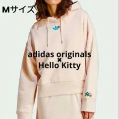 完売品 アディダスオリジナルス キティ パーカー ピンク コラボ 長袖 M 刺繍