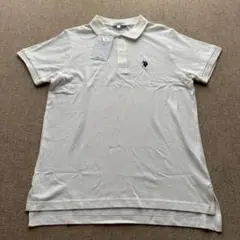 新品タグ付 U.S. POLO ASSN. ポロシャツ Sサイズ 白 綿100%