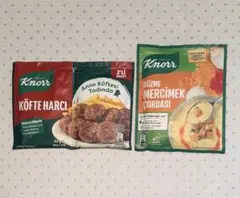 Knorr クノール トルコ キョフテの素・レンズ豆のスープ セットのサムネイル