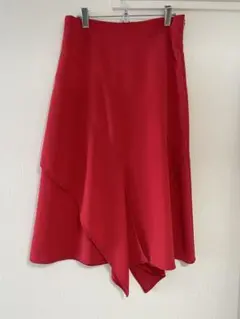 ADORE アシンメトリーレッドフレアスカートのサムネイル