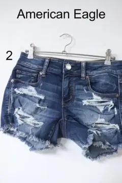 週末大特価！American Eagleデニムショートパンツ/アメカジ高品質2