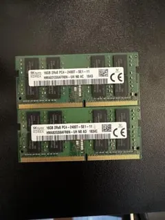 SK hynix 16GB DDR4 2666MHz メモリx2 (32GB) - メルカリ