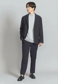 BEAUTY&YOUTH PAZY セットアップスーツ　ネイビーS
