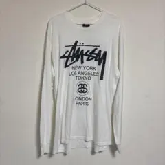 ⚫︎STUSSY/ステューシー　WORLD TOUR ロングスリーブTシャツ L