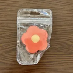 お花　スマホリング スマホグリップ 推しカラー　オレンジ