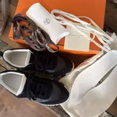 HERMES スニーカー ブラック メンズ　43のサムネイル