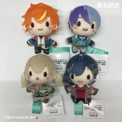 プロセカ　ビビバス　ふわぷち　マスコット　ぬいぐるみ　4種セット