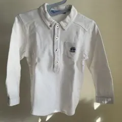 familiar ホワイト ポロシャツ 100cm