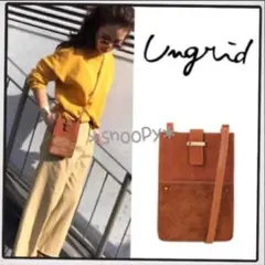 ungrid カラーミニショルダーバッグ