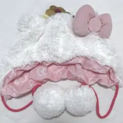 USJ キティーちゃん ハローキティ 被り物 帽子 ファー