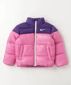 NIKE 中綿コート 116-122 cm ピンク・パープル