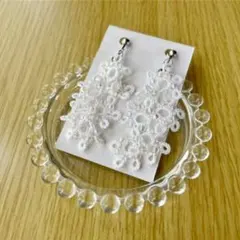 ✩タティングレースのイヤリング✩