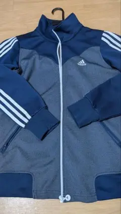 adidas ジャージジャケット M ネイビー/グレー