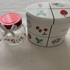 新品未使用!! AUDREY 瓶 缶のみ 小物入れ 2個セット