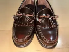 REGAL ダークブラウン フリンジローファー