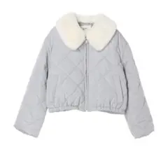 earth music&ecology ファー付きダウンジャケット