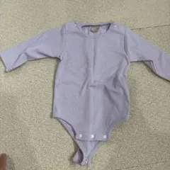 Petit main 80サイズ 薄紫ボディと花柄ドレスセット