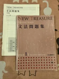 くろちゃん様専用　NEW TREASURE 文法問題集 ステージ1
